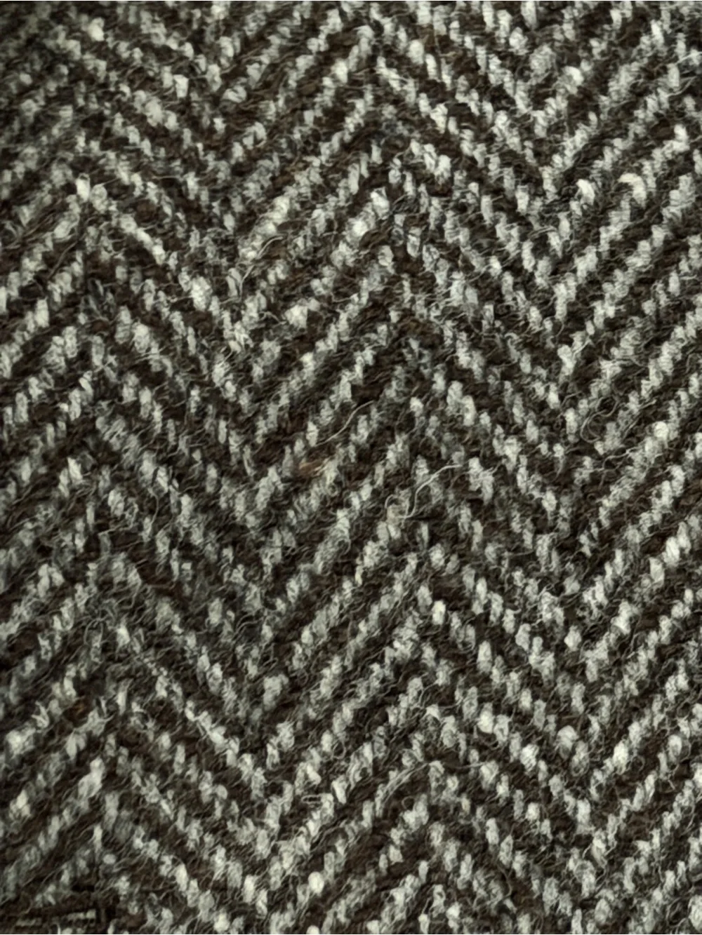 100% Wool J. Crew Men's Herringbone Magee Ludlow Overcoat 40R- Brown & Gray